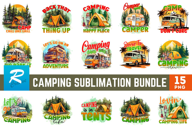 Camping Sublimation Bundle Sublimation Regulrcrative 