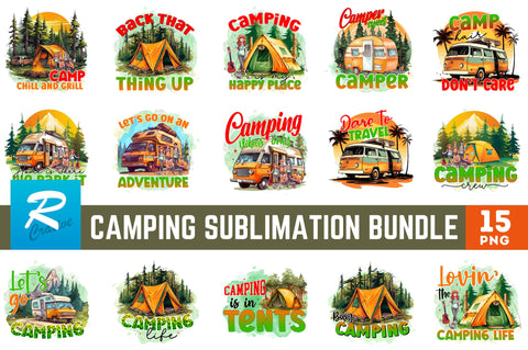 Camping Sublimation Bundle Sublimation Regulrcrative 