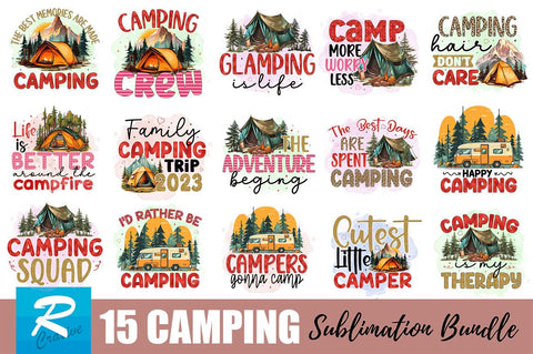 Camping Sublimation Bundle Sublimation Regulrcrative 