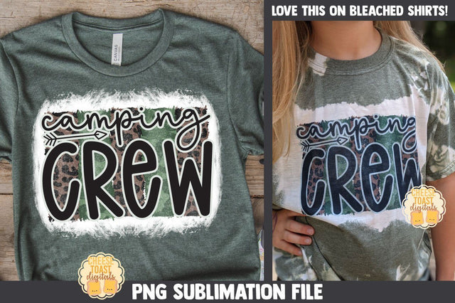 Camping Sublimation PNG | Camping Crew Sublimation Cheese Toast Digitals 