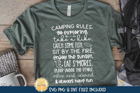 Camping SVG Bundle | 10 Outdoor Designs SVG Cheese Toast Digitals 