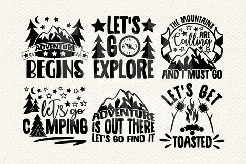Camping SVG Bundle, Adventure Svg, Camp Life Svg SVG TonisArtStudio 