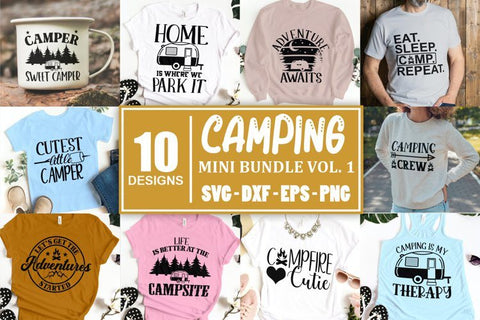 Camping SVG Bundle Camping Bundle Vol 1 SVG Whistlepig Designs 