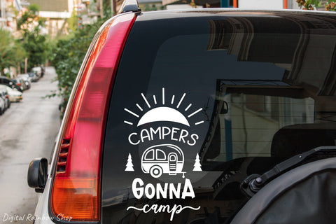 Camping svg bundle, camping quotes, adventure signs svg cut SVG Digital Rainbow Shop 