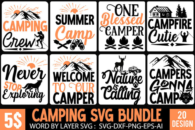Camping SVG Bundle , Camping SVG Bundle Quotes , Adventure SVG Bundle SVG BlackCatsMedia 
