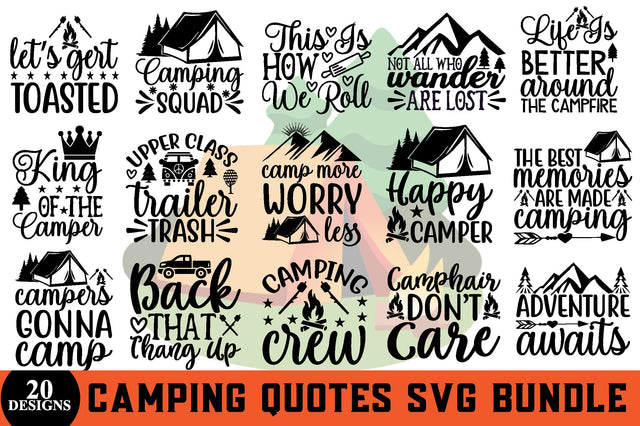 camping svg bundle commercial use SVG buydesign 