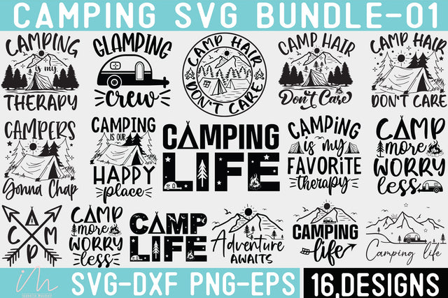 Camping svg bundle, Happy Camping, Camping Shirt, Happy Camping Svg, Happy Camper Svg,Camping t shirt svg, Camper Svg, Camp Life Svg, Adventure Svg,Mountains Svg,Travel Svg,Adventure Svg SVG Isabella Machell 