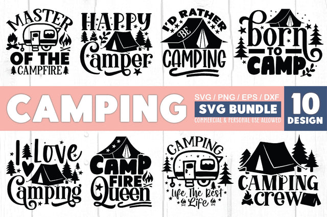 Camping SVG Bundle SVG Ariyan 