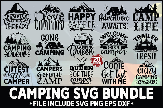 Camping SVG Bundle SVG Ariyan 