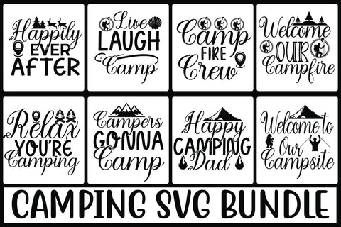 Camping SVG Bundle SVG Cut File SVGs, Quotes and Sayings, Food & Drink, Holiday,On Sale, SVG Studio Innate 