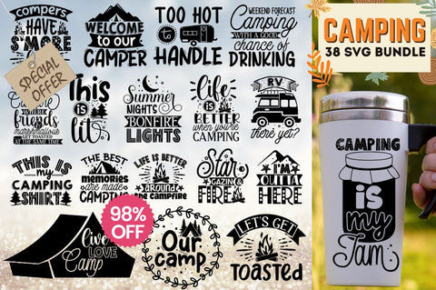 Camping SVG Bundle SVG Designangry 