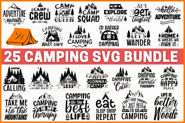 Camping SVG Bundle SVG Designangry 