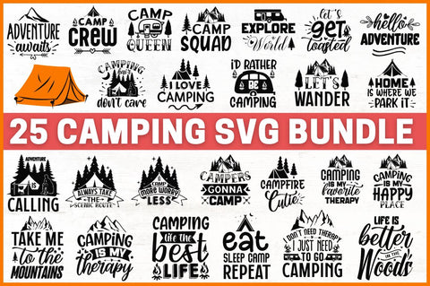 Camping SVG Bundle SVG Designangry 