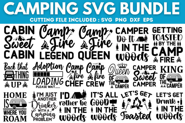Camping SVG Bundle SVG Designangry 