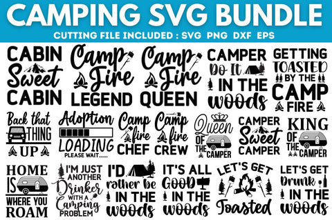 Camping SVG Bundle SVG Designangry 