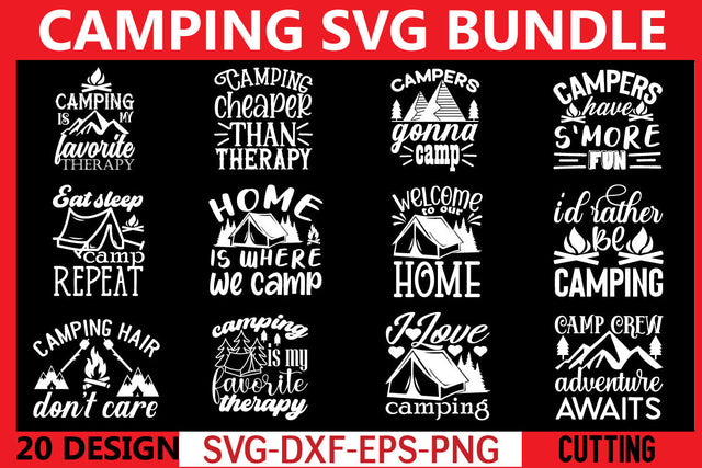 camping svg bundle SVG designer krishna 