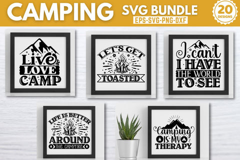 Camping Svg Bundle SVG DESIGNISTIC 