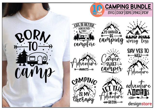 Camping Svg Bundle SVG designstore 