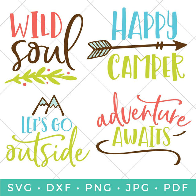 Camping SVG Bundle SVG Hey Let's Make Stuff 