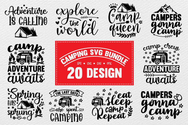 Camping Svg Bundle SVG md faruk hossain 