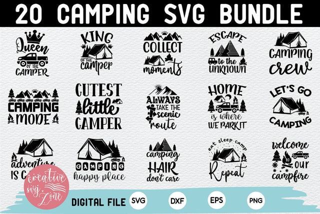 Camping Svg Bundle SVG md faruk hossain 