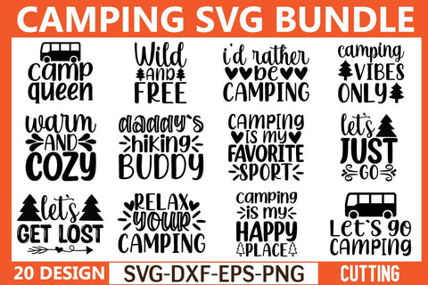 Camping Svg Bundle SVG md faruk hossain 