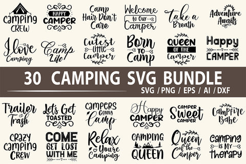 Camping SVG Bundle SVG nirmal108roy 