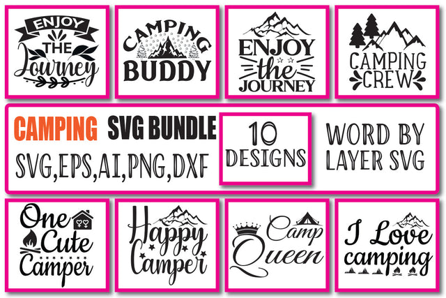 Camping SVG Bundle Vol. 2 SVG Craftlabsvg24 