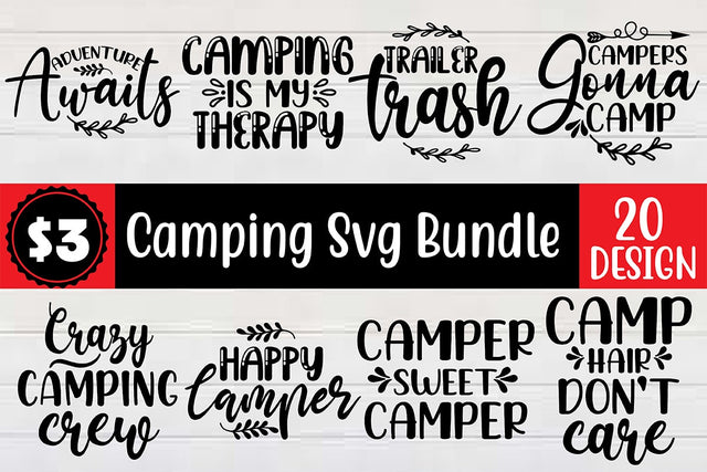 Camping Svg Bundle vol-2 SVG shah alam 