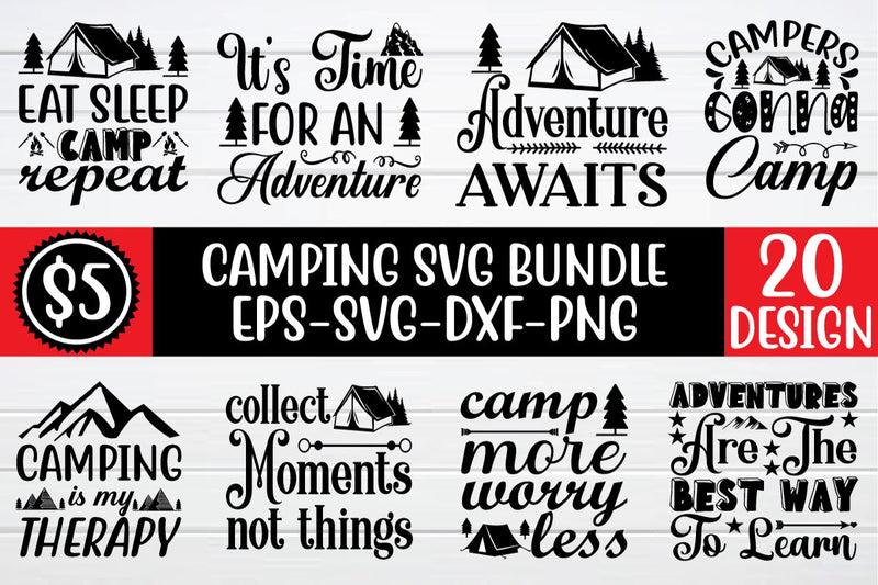 camping svg bundle vol 7 SVG buydesign 