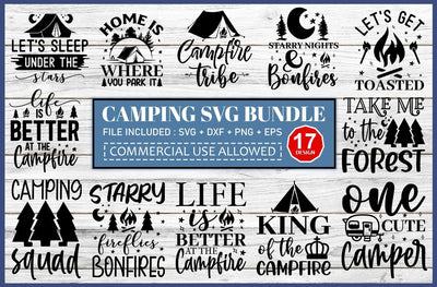Camping SVG Bundle.Camp Life Svg, Camper Svg SVG Designangry 