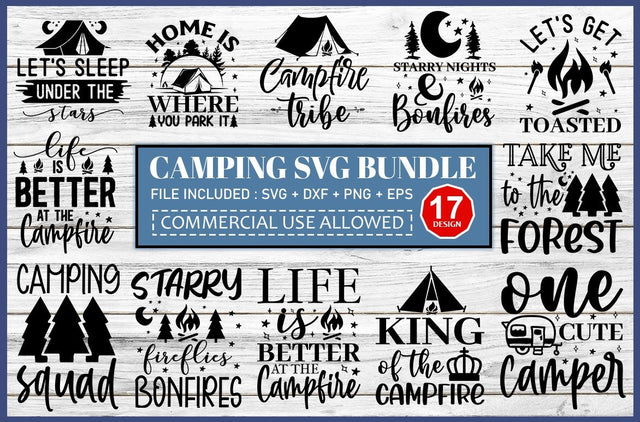 Camping SVG Bundle.Camp Life Svg, Camper Svg SVG Designangry 