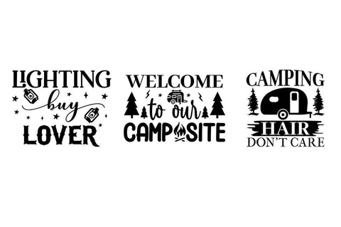 Camping SVG Bundle.Camping Life svg, Happy Camper svg, SVG Designangry 