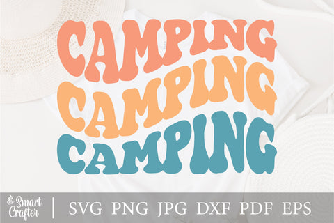 Camping Svg, Camper svg, Adventure Svg, Happy Camper Svg, Campfire svg, Camping Cricut, Camping Silhoutte, Dxf, Commercial use Cut files SVG Fauz 