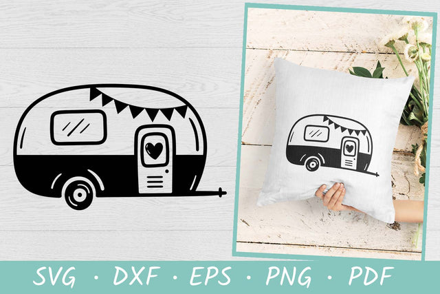 Camping SVG| Camper SVG | Camper trailer SVG cut file SVG Irina Ostapenko 