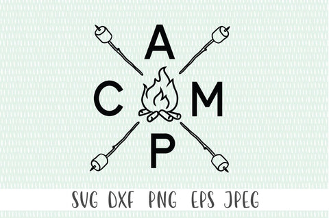 Camping svg, Camping Arrows svg, Campfire Bucket svg, Campfire svg, Camping T-shirt svg SVG Simply Cutz 