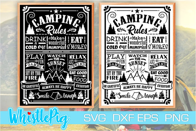Camping Svg Camping Rules Svg Camp Rules Svg Camper Svg Camper Rules Svg Camp Rules Svg Camp Rules Poster Camping Poster Svg Camping SVG SVG Whistlepig Designs 