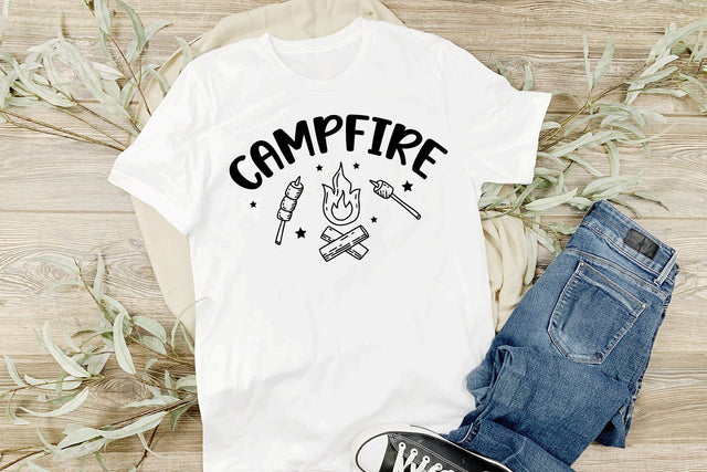 Camping SVG Cut File, Campfire SVG SVG dapiyupi store 