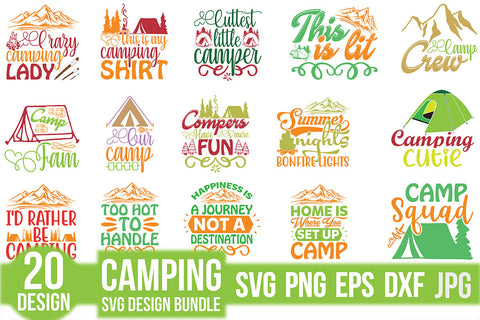 Camping SVG Design Bundle SVG Rupkotha 