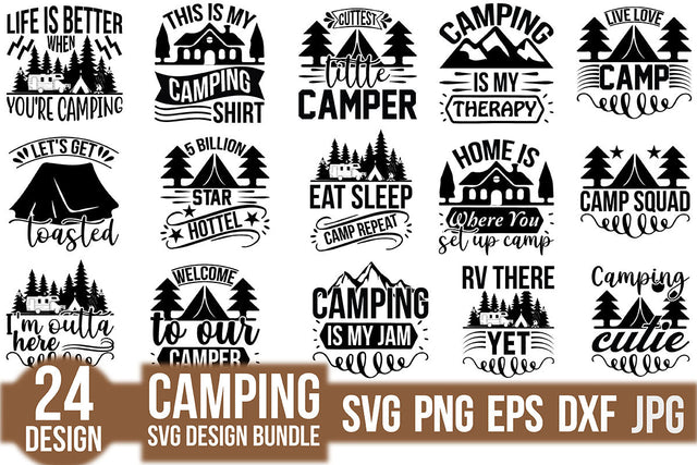 Camping Svg Design Bundle SVG Rupkotha 