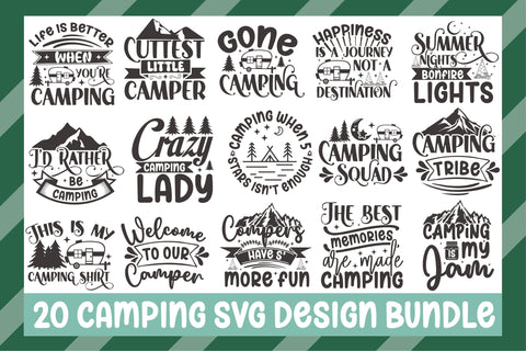 Camping Svg Design Bundle SVG Rupkotha 