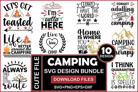camping svg design bundle SVG Rupkotha 