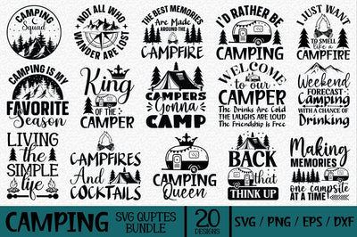 Camping SVG Design Bundle SVG SH_Tee store 