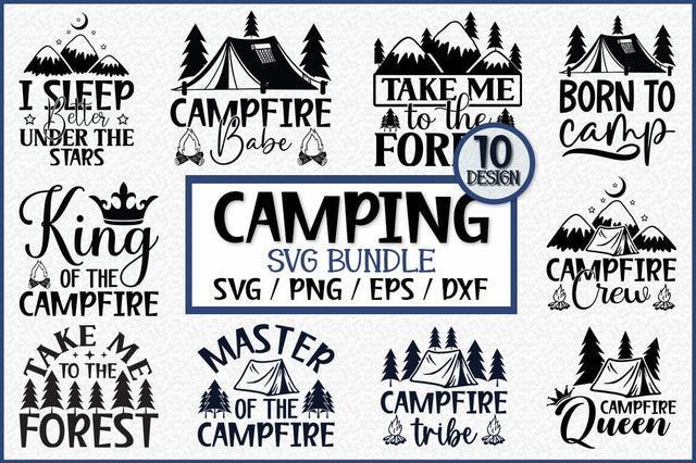 Camping SVG Design Bundle SVG SH_Tee store 
