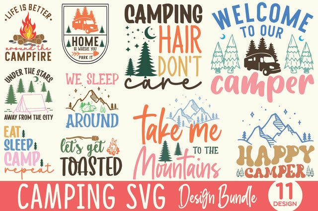 Camping Svg Design Bundle SVG SVGista 
