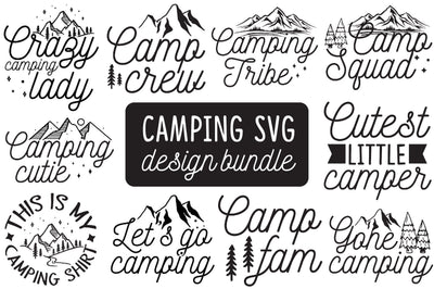Camping SVG Design Bundle SVG SVGista 