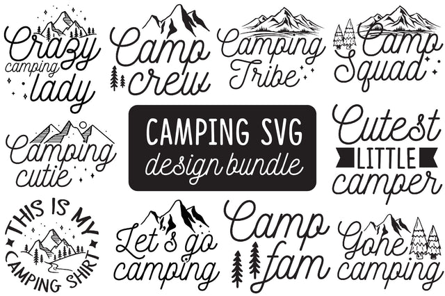 Camping SVG Design Bundle SVG SVGista 