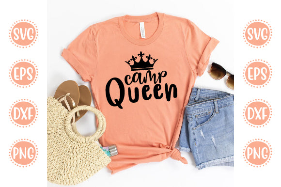 Camping Svg Design camp queen SVG SH_Tee store 