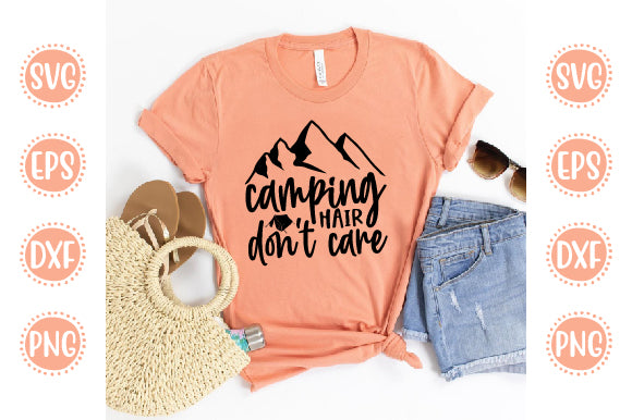 Camping Svg Design camping hair don't care 2 SVG SH_Tee store 