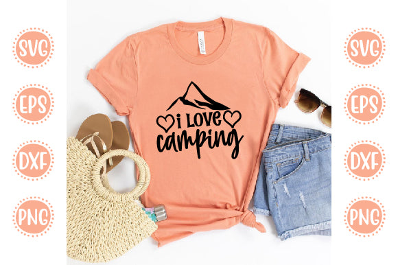 Camping Svg Design i love camping SVG SH_Tee store 